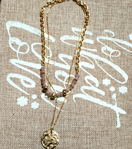 multi layered necklace