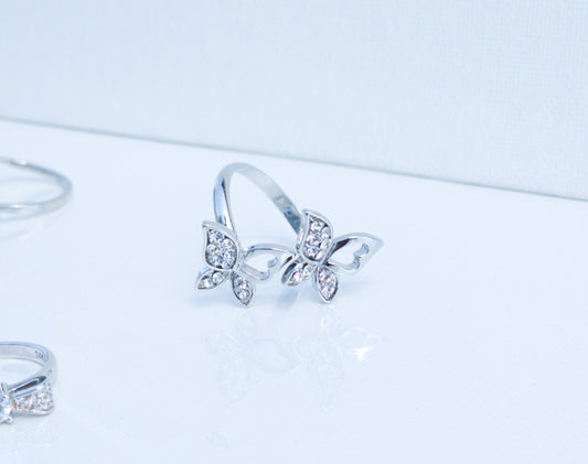 Open adjustable fashion rings