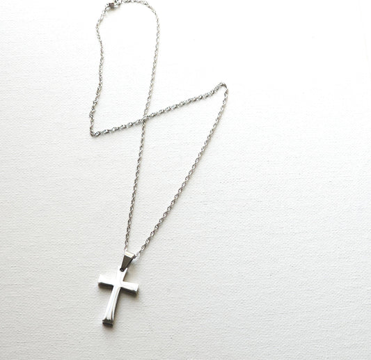 Stainless Steel Cross Necklace