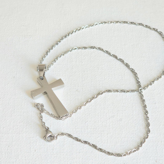 Stainless Steel Cross Necklace