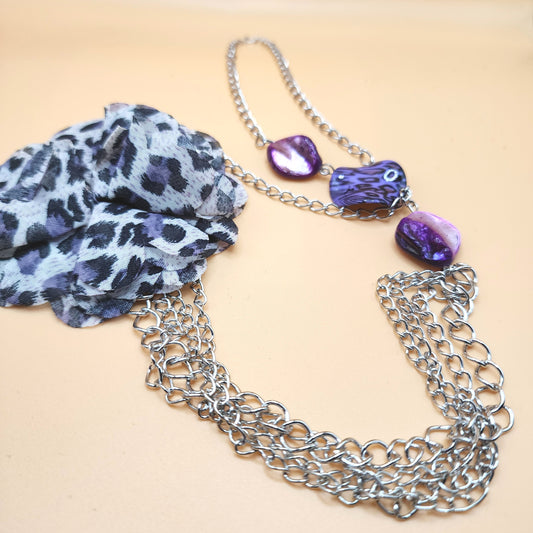 Mixed Media Chain Necklace