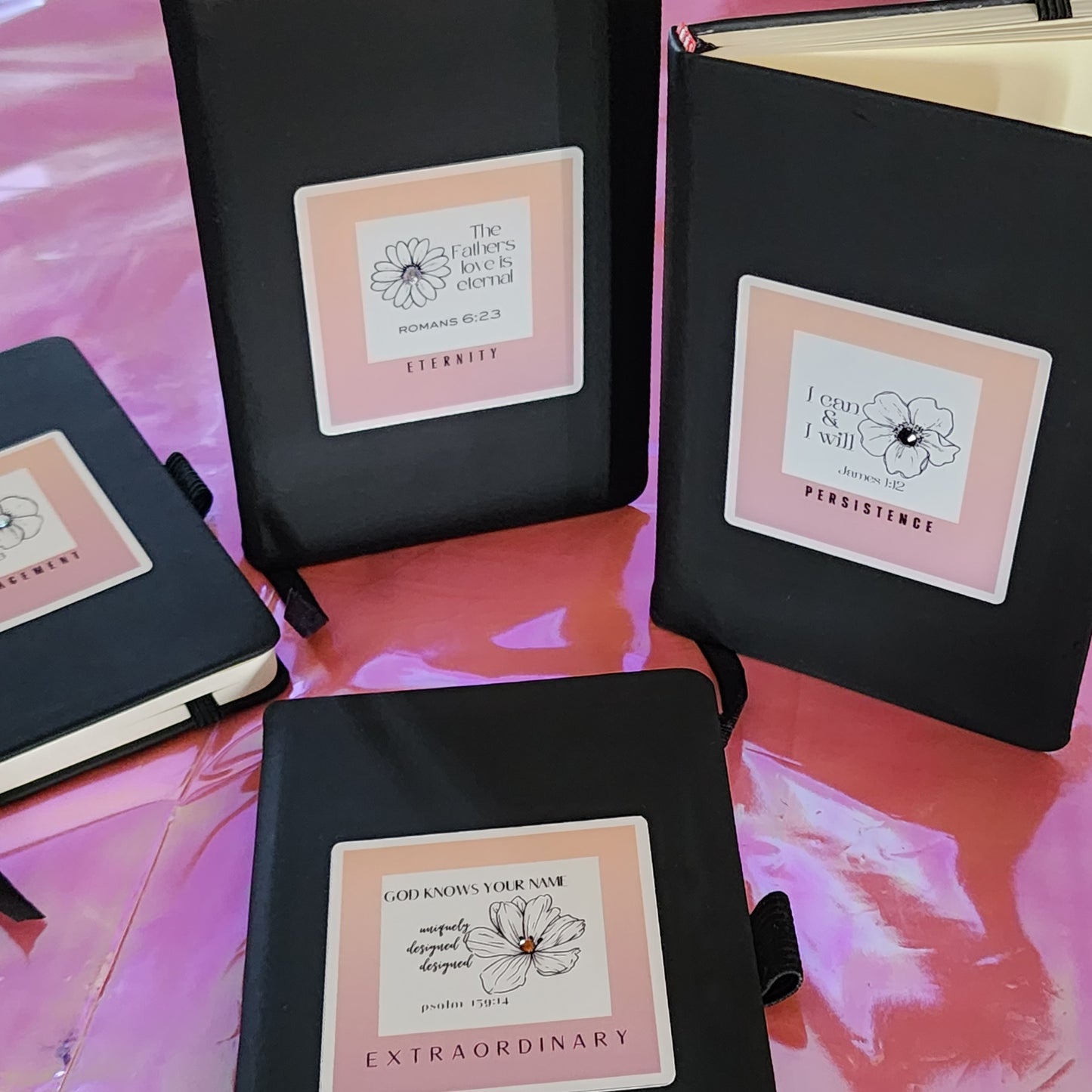 5Pc.Christian humor Mug/journal gift set