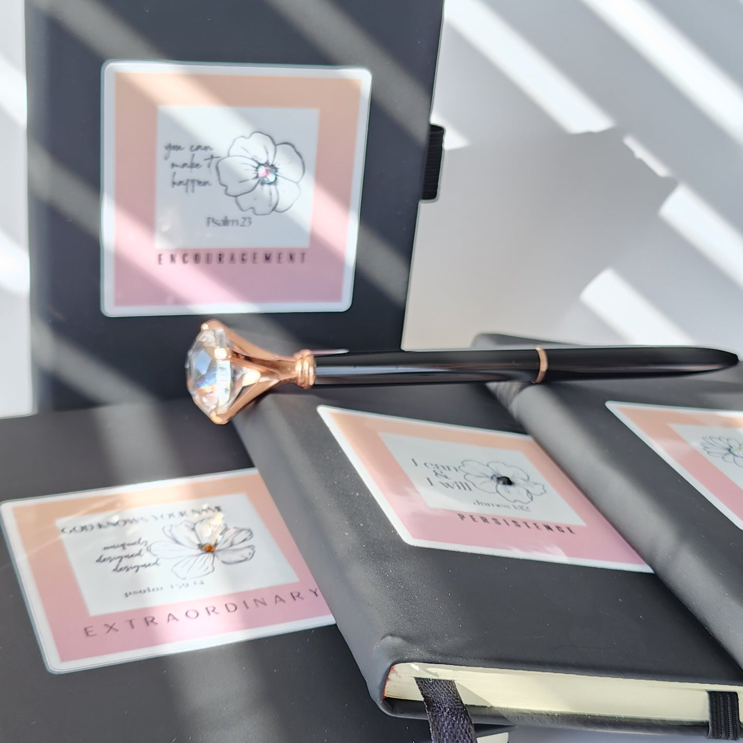 5Pc.Christian humor Mug/journal gift set