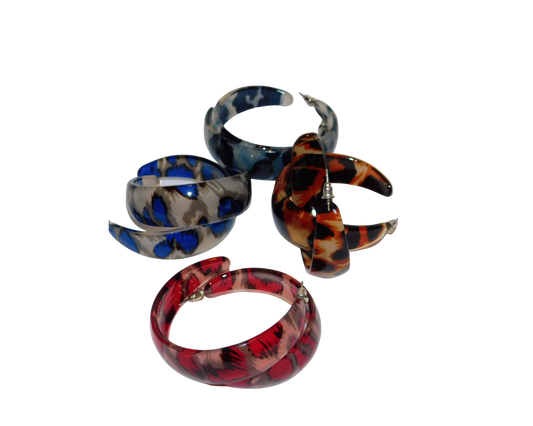 Animal print earrings