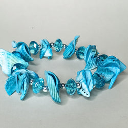 Shell bead bracelet