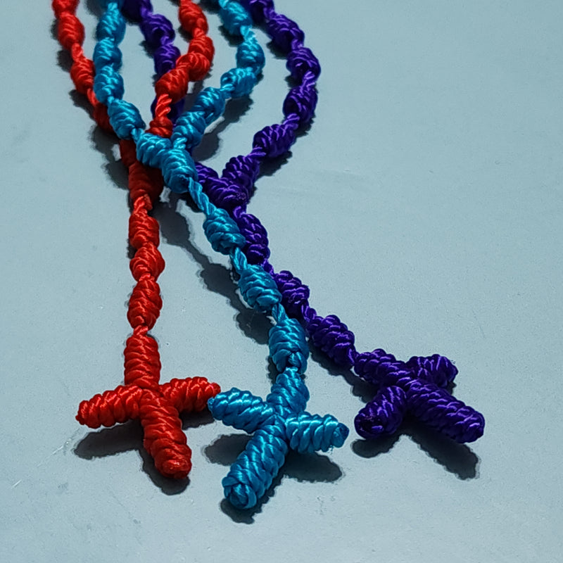 Color cross necklace