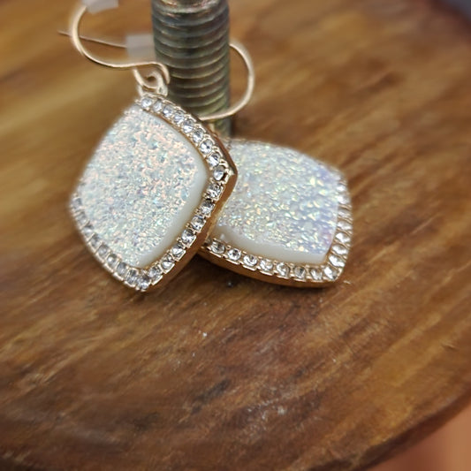 Faux Druzy Earrings