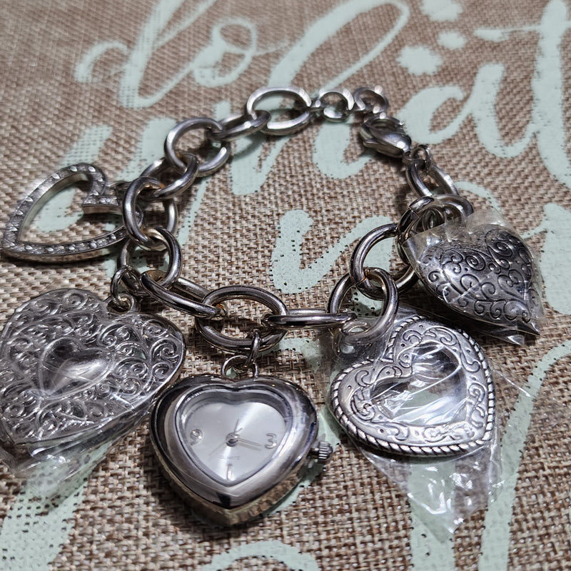 Charm  Bracelet w/watch