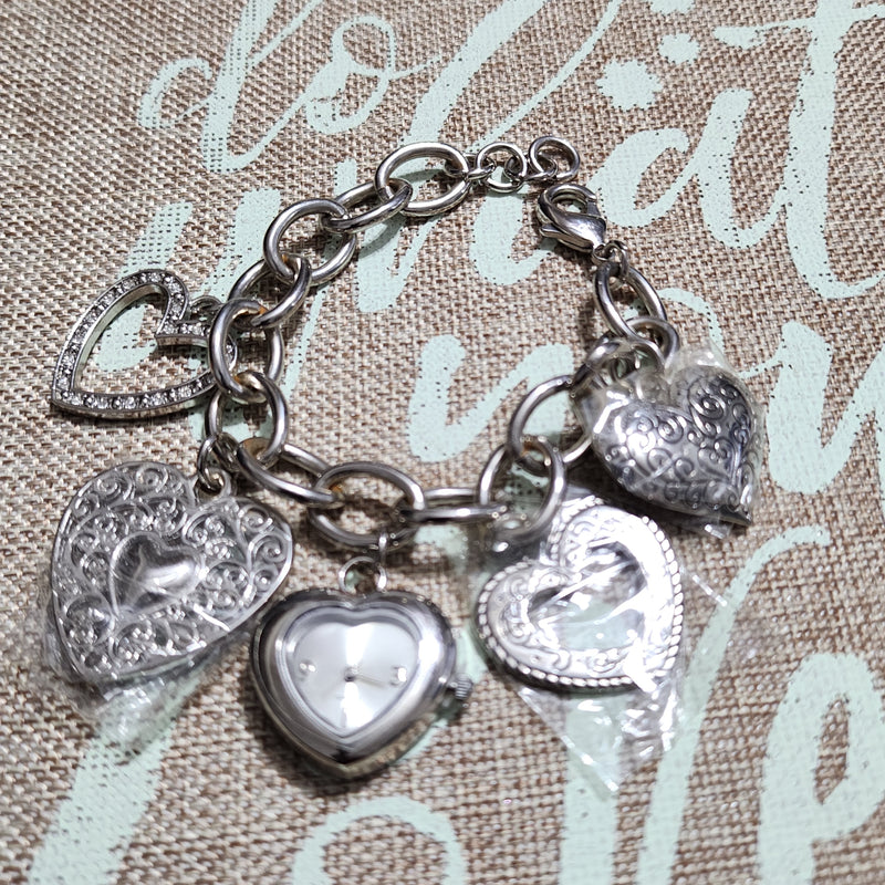 Charm  Bracelet w/watch