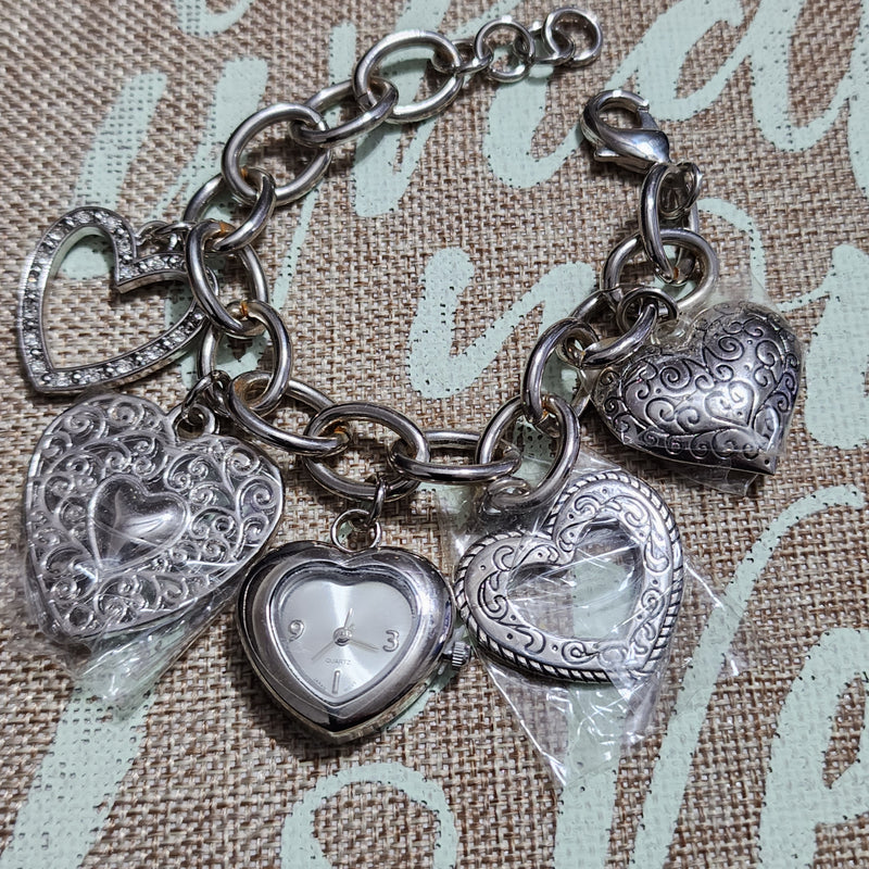 Charm  Bracelet w/watch