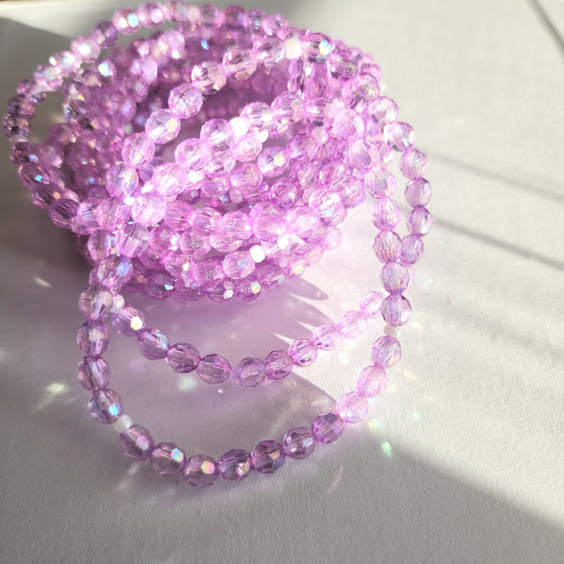 Beaded Bracelet Lavender