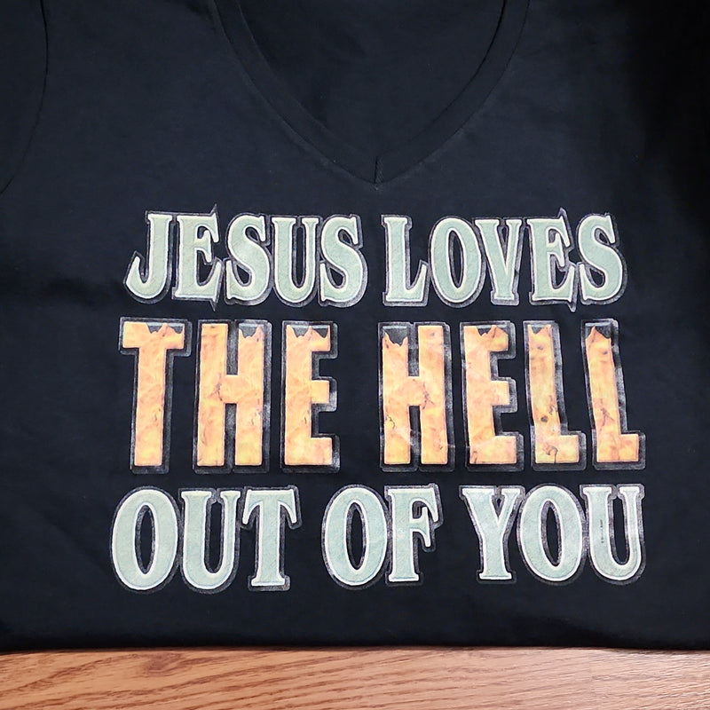 Jesus loves -Blk (sample sale)