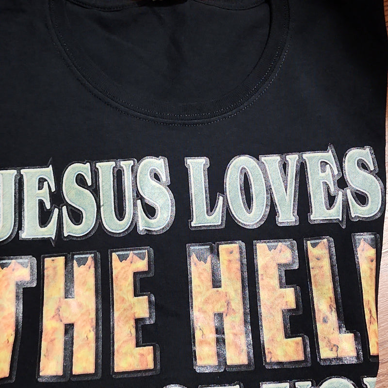 Jesus loves -Blk (sample sale)
