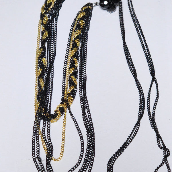 Black Chained Necklace